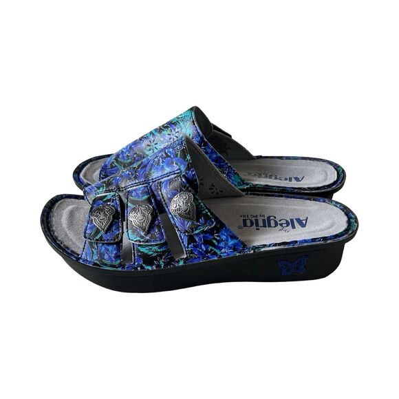 Alegria Julee Jungle Book Leather Adjustable‎ Slide Sandals Woman’s US 7-7.5 - Picture 5 of 7